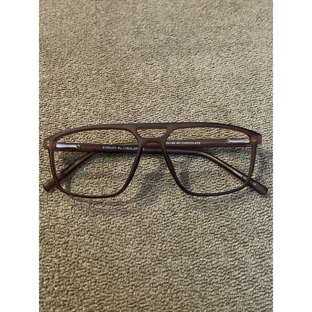 Stanley by Idealoptics Mt Chocolate  Women's Eyeglasses Frames 54-15-145 (TD)